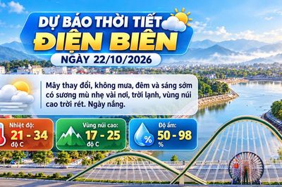 Bản tin Dự báo thời tiết ngày 22/10/2026