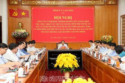 Tối ưu hóa nguồn lực phát triển: Lai Châu đẩy mạnh đơn giản hóa thủ tục, xử lý hiệu quả tài sản công dôi dư