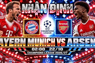 Nhận định bóng đá Bayern Munich vs Arsenal: Harry Kane và 15 bàn thắng ám ảnh Pháo thủ