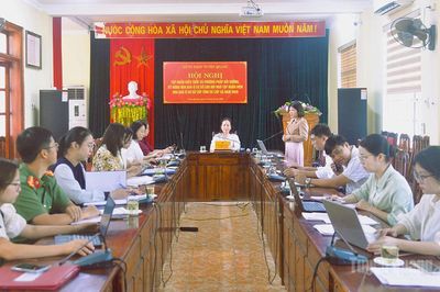 Nâng cao năng lực đội ngũ tập huấn viên hòa giải ở cơ sở