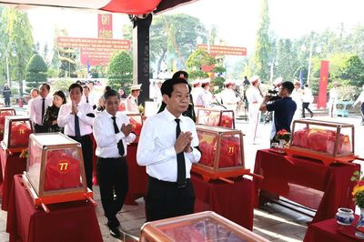 Cần Thơ: Quy tập 158 hài cốt liệt sĩ, lấy 4.122 mẫu sinh phẩm giám định ADN