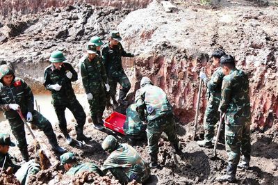TP. Hồ Chí Minh: Tiếp tục quy tập hài cốt liệt sĩ tại Công viên Lê Thị Riêng