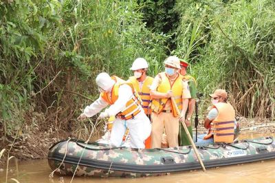 Trục vớt nhiều xác heo trôi trên sông Đồng Nai