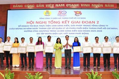 Điện lực Thành phố Hồ Chí Minh tổng kết phong trào thi đua 1.500 sáng kiến, giải pháp và trao giải đi bộ trực tuyến