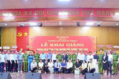 Trường Cao đẳng Kỹ nghệ II, Bộ Công an khai giảng khóa đào tạo nghề cho 1.597 học viên