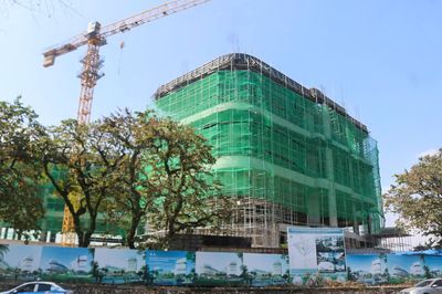 Sập giàn giáo Rạp Tháng 8 ở Tuyên Quang, 1 người tử vong