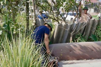 Thiên Lộc cưỡng chế kiểm đếm bắt buộc phục vụ GPMB tại thôn Mạch Lũng