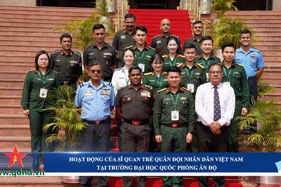 Hoạt động của sĩ quan trẻ Quân đội nhân dân Việt Nam tại Trường Đại học Quốc phòng Ấn Độ
