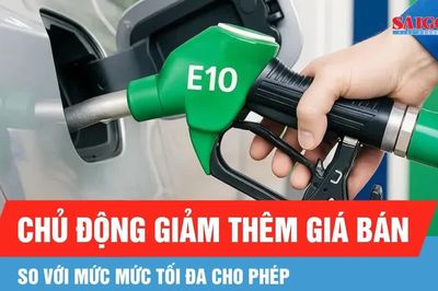 Giá xăng E10 giảm mạnh, còn hơn 25.000 đồng/lít