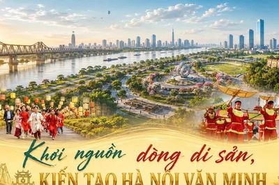 Khơi nguồn di sản sông Hồng, mở lối phát triển Hà Nội từ chiều sâu văn hóa