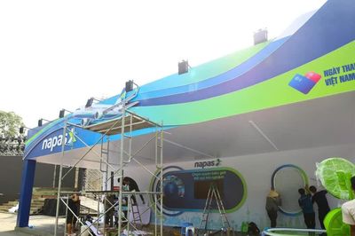 Sóng Festival 2026: Gần 70 gian hàng dần thành hình trên phố đi bộ Trần Nhân Tông