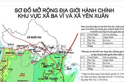 Lấy ý kiến về điều chỉnh 3 xã với 4.000ha từ Phú Thọ về Hà Nội
