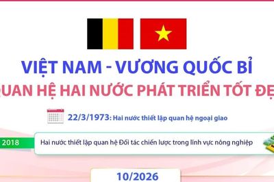 Quan hệ Việt Nam-Vương quốc Bỉ phát triển tốt đẹp