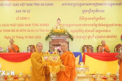 Giữ gìn nét đẹp lễ Dâng y Kathina của đồng bào Khmer An Giang