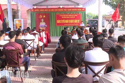 Phường Hạc Thành quyết tâm tuyển quân đúng, đủ, nâng cao chất lượng ngay từ khâu sơ tuyển