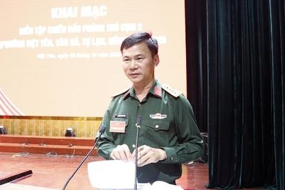 Bắc Ninh khai mạc diễn tập chiến đấu phòng thủ cụm 2