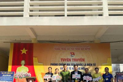 Trường THPT Ngô Quyền tuyên truyền phòng, chống ma túy, thuốc lá điện tử