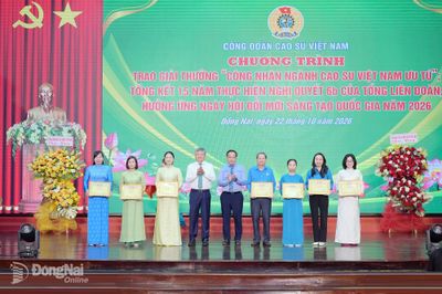 Tuyên dương 126 công nhân ngành cao su Việt Nam ưu tú năm 2026