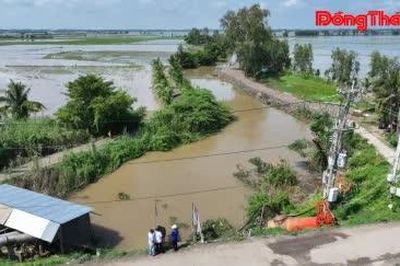 Xã Thường Phước: Chủ động xả lũ, hướng đến sản xuất bền vững