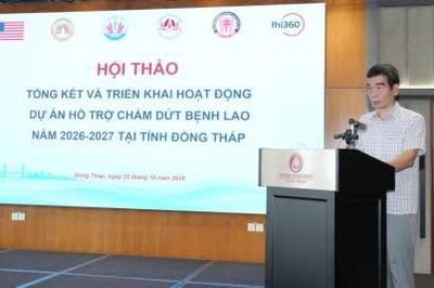 Đồng Tháp phấn đấu phát hiện trên 80% bệnh nhân lao bị mắc trong cộng đồng
