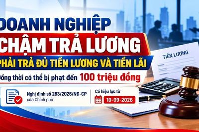 Doanh nghiệp chậm trả lương phải trả đủ tiền lương và tiền lãi