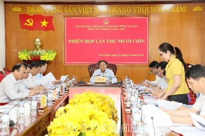 Phiên họp lần thứ mười chín Thường trực HĐND tỉnh khóa XVI, nhiệm kỳ 2026 - 2031
