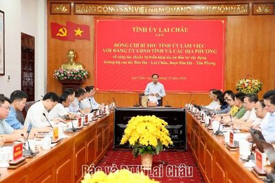 Đẩy nhanh tiến độ chuẩn bị đầu tư, sớm triển khai thực hiện dự án xây dựng đường bộ cao tốc Bảo Hà - Lai Châu