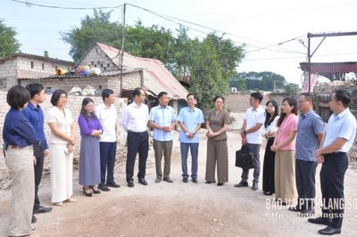 Đoàn khảo sát của Ủy ban Trung ương MTTQ Việt Nam làm việc tại Lạng Sơn