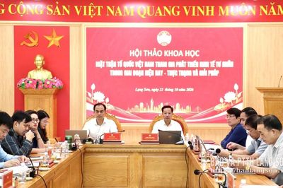 Hội thảo khoa học “Mặt trận Tổ quốc Việt Nam tham gia phát triển kinh tế tư nhân trong giai đoạn hiện nay - Thực trạng và giải pháp”