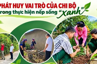 Phát huy vai trò của chi bộ trong thực hiện nếp sống “xanh”