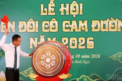 Tưng bừng Lễ hội Đền Đôi Cô năm 2026