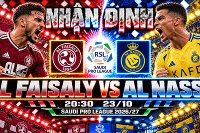 Nhận định bóng đá Al Faisaly vs Al Nassr: Ronaldo hướng đến 3 điểm trong cuộc đua vô địch