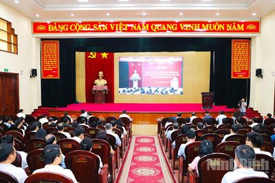 Hội nghị quán triệt, tập huấn việc triển khai xây dựng cơ sở dữ liệu vị trí việc làm của hệ thống chính trị