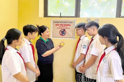 Phường Xuân Hòa chung tay vì môi trường không khói thuốc lá
