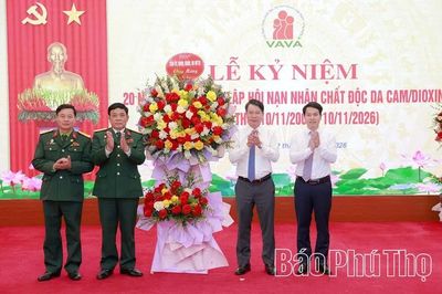 Hội Nạn nhân chất độc da cam/dioxin tỉnh Phú Thọ kỷ niệm 20 năm ngày thành lập