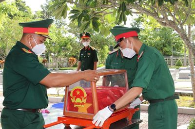 Vĩnh Long quy tập 135 hài cốt liệt sĩ, xác định danh tính 16 liệt sĩ