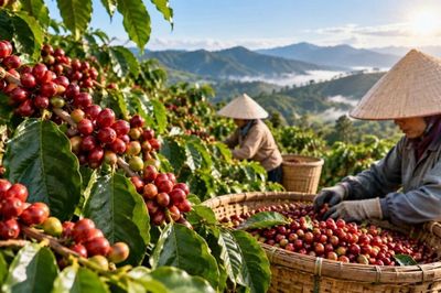 Ngày 22/10: Giá cà phê và hồ tiêu đồng loạt giảm