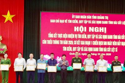 Quảng Trị: Đẩy nhanh tìm kiếm, quy tập và chuẩn hóa dữ liệu để xác định danh tính liệt sĩ