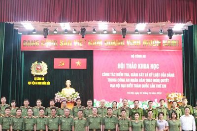 Đổi mới, nâng tầm công tác kiểm tra, giám sát của Đảng trong CAND