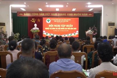 Hội Người cao tuổi tỉnh tập huấn nghiệp vụ công tác Hội cho 179 đại biểu