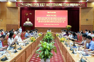 Tập huấn, quán triệt xây dựng cơ sở dữ liệu vị trí việc làm