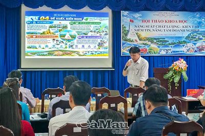 Hội thảo khoa học nâng cao năng suất, chất lượng doanh nghiệp
