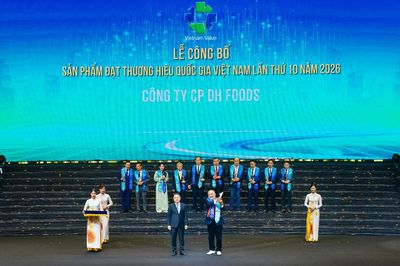 Dh Foods được công nhận Thương hiệu Quốc gia 2026