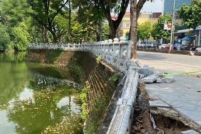 Sạt lở quanh hào Thành cổ Sơn Tây: Cấp thiết bảo đảm an toàn, gìn giữ di sản