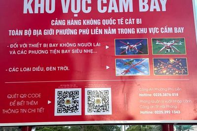 Những xã, phường, đặc khu nào ở Hải Phòng thuộc vùng cấm bay flycam?
