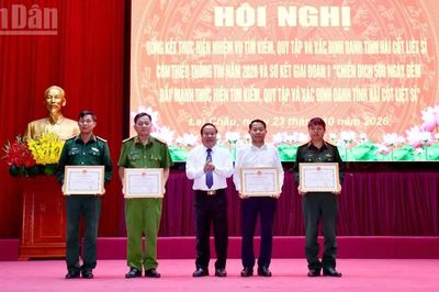 Lai Châu quy tập 55 hài cốt liệt sĩ trong Chiến dịch 500 ngày đêm