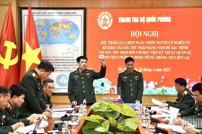 Ban hành Quy trình xác minh tài sản, thu nhập trong Bộ Quốc phòng