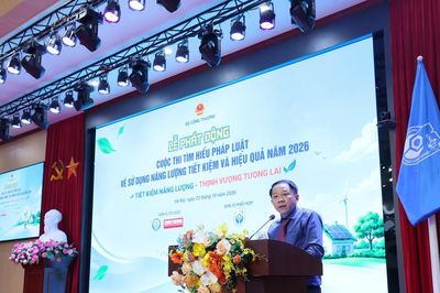 Phát động Cuộc thi 'Tìm hiểu pháp luật về sử dụng năng lượng tiết kiệm và hiệu quả' 2026