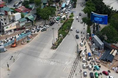 Hà Nội điều chỉnh giao thông qua nút giao La Thành - Nguyễn Chí Thanh