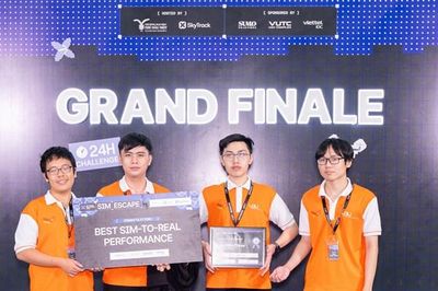 Vượt 119 đội thi, sinh viên Việt Đức chinh phục giải thưởng công nghệ